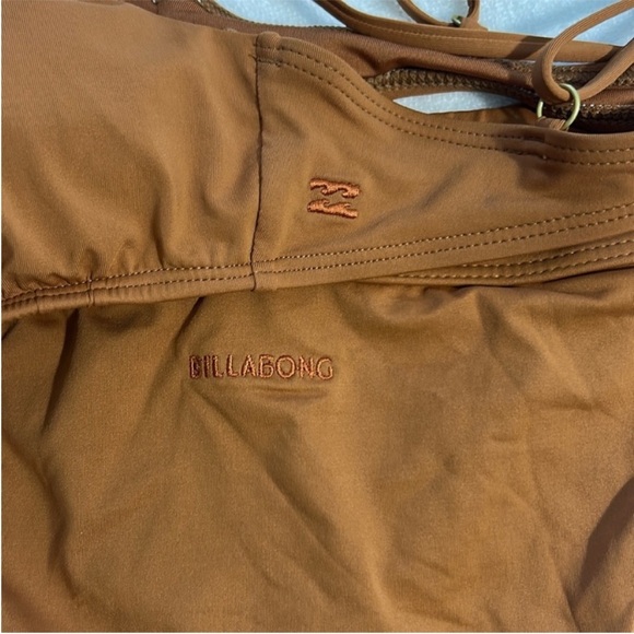 Billabong Medium Bikini 2-piece Sol Searcher V Bralette & Aruba golden brown NWT - Picture 9 of 13